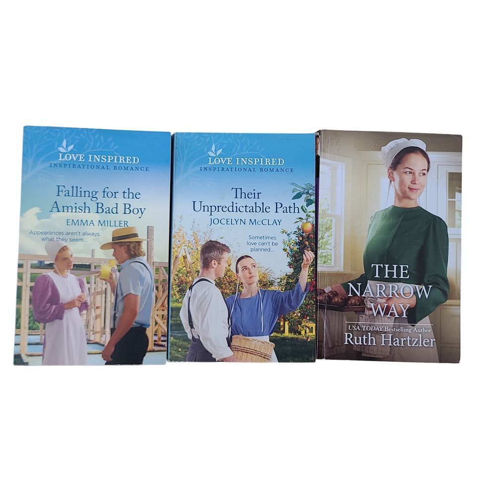 Love Inspired Amish Romance Novel Collection Set of 3 Books Christian Fiction